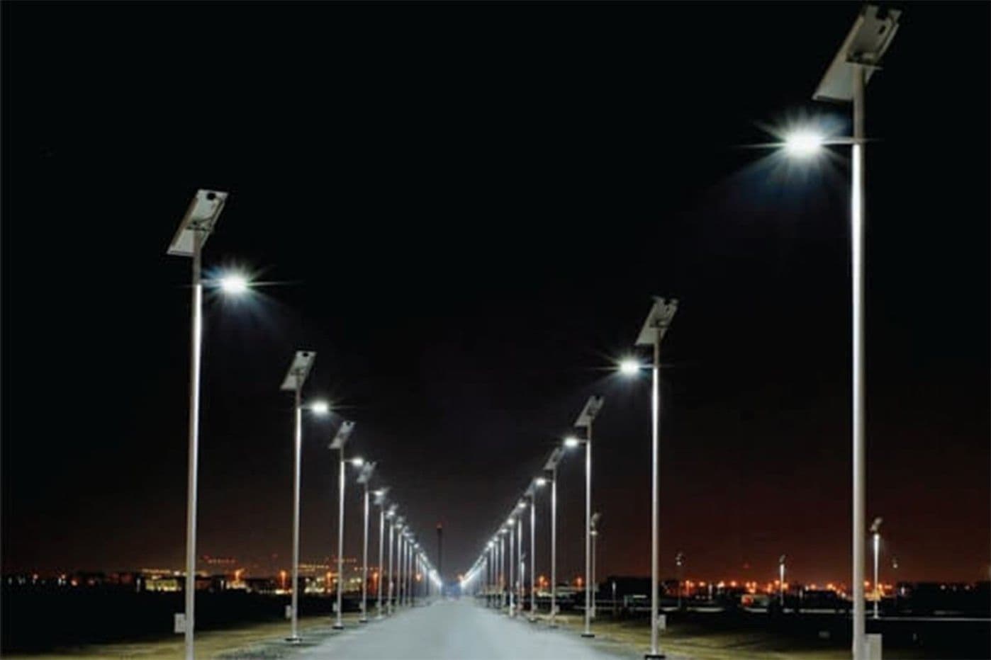 LAMPIONE STRADALE CON TELECOMANDO LED 60 W PANNELLO SOLARE FOTOVOLTAICO 280 LED - 4
