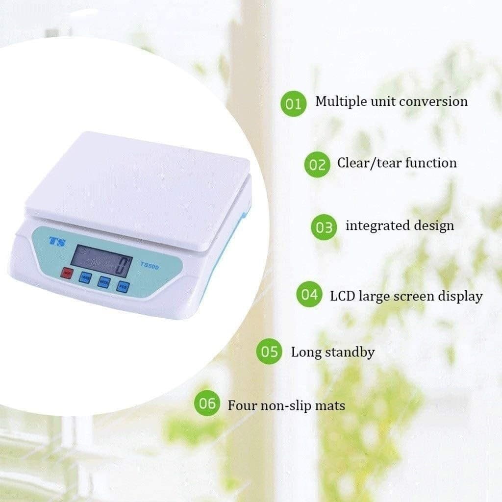 BILANCIA ELETTRONICA DIGITALE PROFESSIONALE MIN 1 GR MAX 25KG CUCINA LABORATORIO - 5
