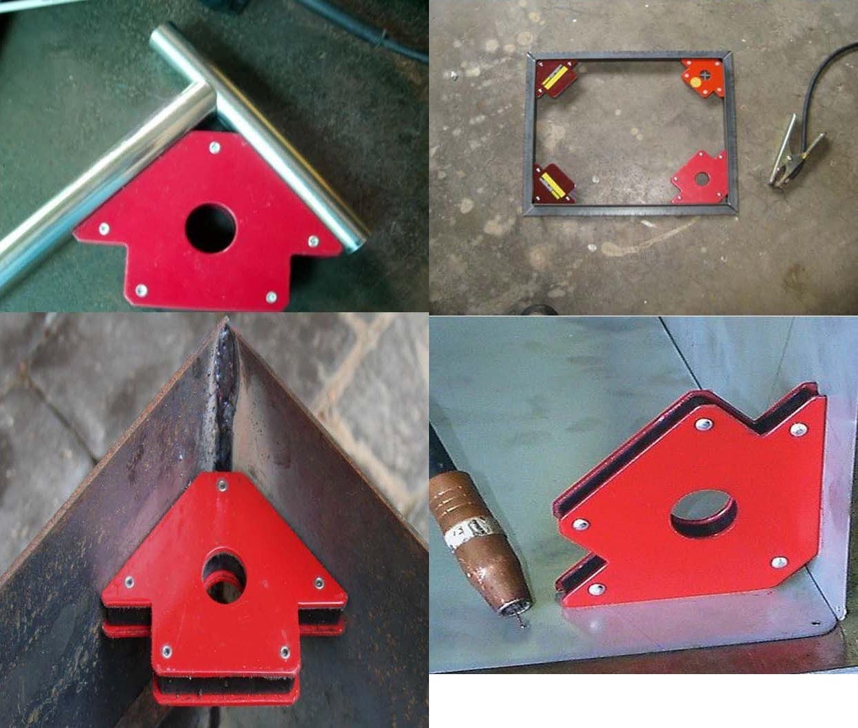 MAGNETE MAGNETICO FRECCE SALDATORE SALDATURA ANGOLAZIONI 45° 90° 135° 50LB 22KG - 4