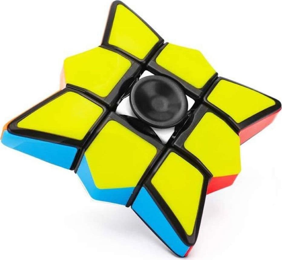 GIOCO GIOCATTOLO CUBO DI RUBIK RUOTANTE FIDGET FINGER SPINNER RUOTA A 360° 3+ - 13