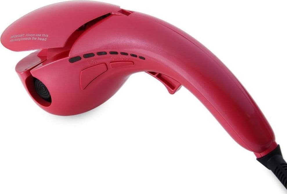 ARRICCIA CAPELLI AUTOMATICA PIASTRA CERAMICA CAPELLI MOSSI BOCCOLI RICCI - 3