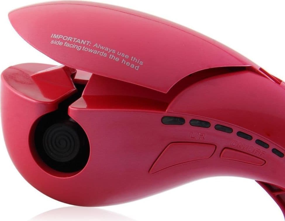 ARRICCIA CAPELLI AUTOMATICA PIASTRA CERAMICA CAPELLI MOSSI BOCCOLI RICCI - 4