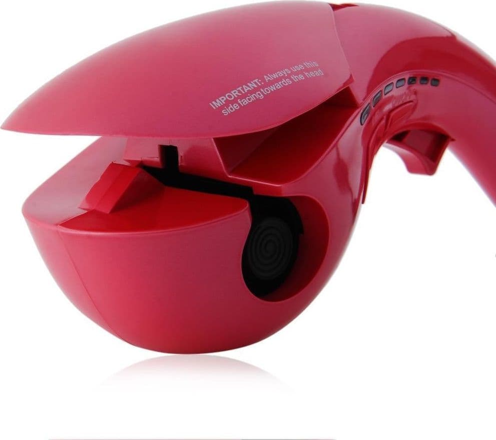 ARRICCIA CAPELLI AUTOMATICA PIASTRA CERAMICA CAPELLI MOSSI BOCCOLI RICCI - 5