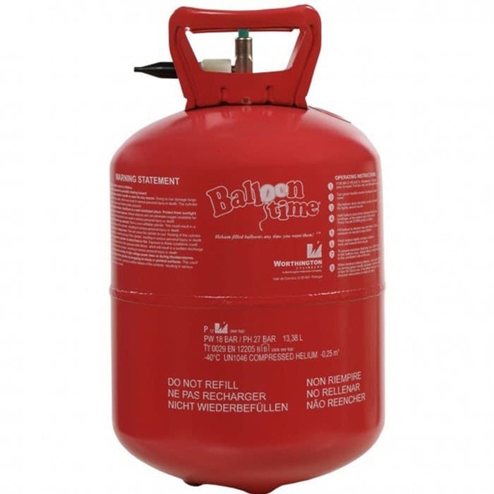 BOMBOLA AD ELIO USA E GETTA 13,38 LITRI BALOONTIME 3,5 KG BOMBOLETTA CILINDRO - 2