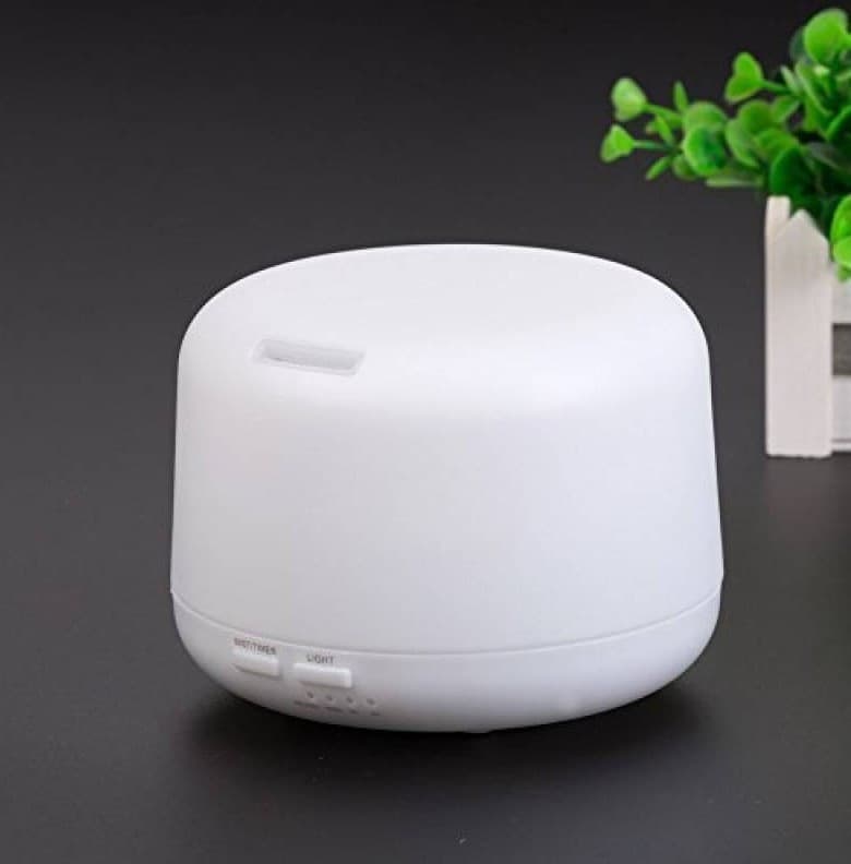 AROMATERAPIA 7 LED UMIDIFICATORE AD ULTRASUONI DEPURATORE 300ML DIFFUSORE AROMI - 4
