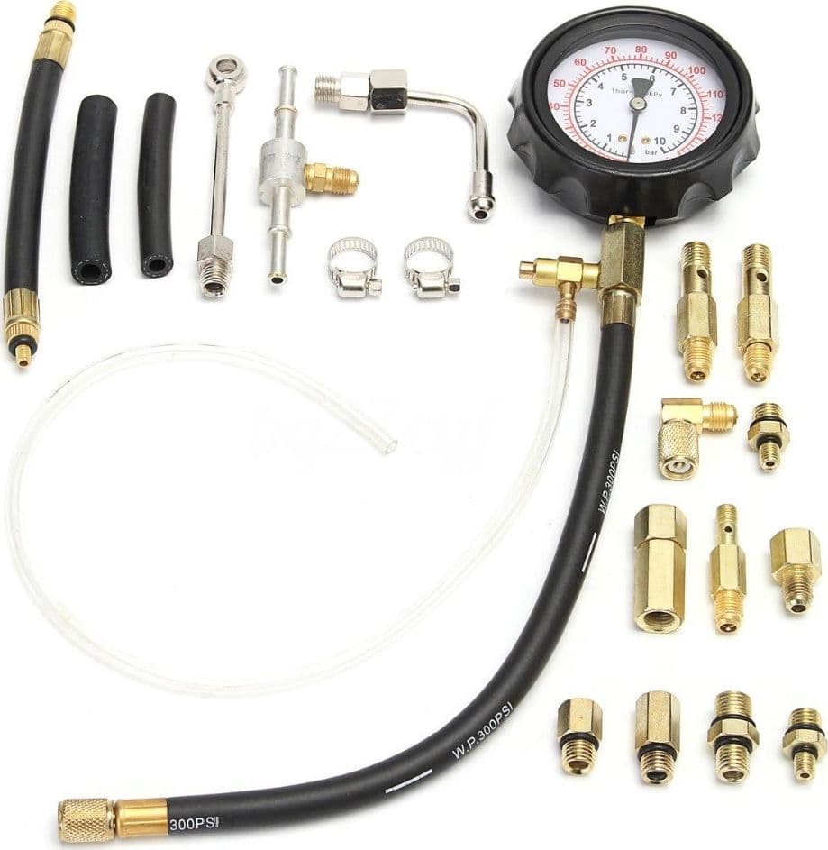 KIT TESTER PRESSIONE DI COMPRESSIONE MOTORE MISURATORE PISTONE CILINDRI 20PZ - 2
