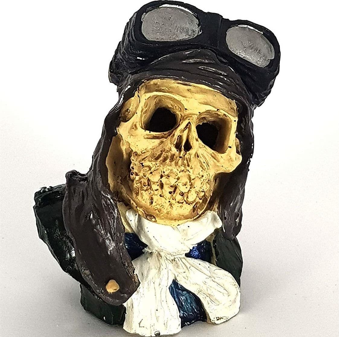 TESCHIO PIRATI ROCCIOSO  OCCHIALI GIARDINO SOTTOMARINO ORNAMENTO ACQUARIO