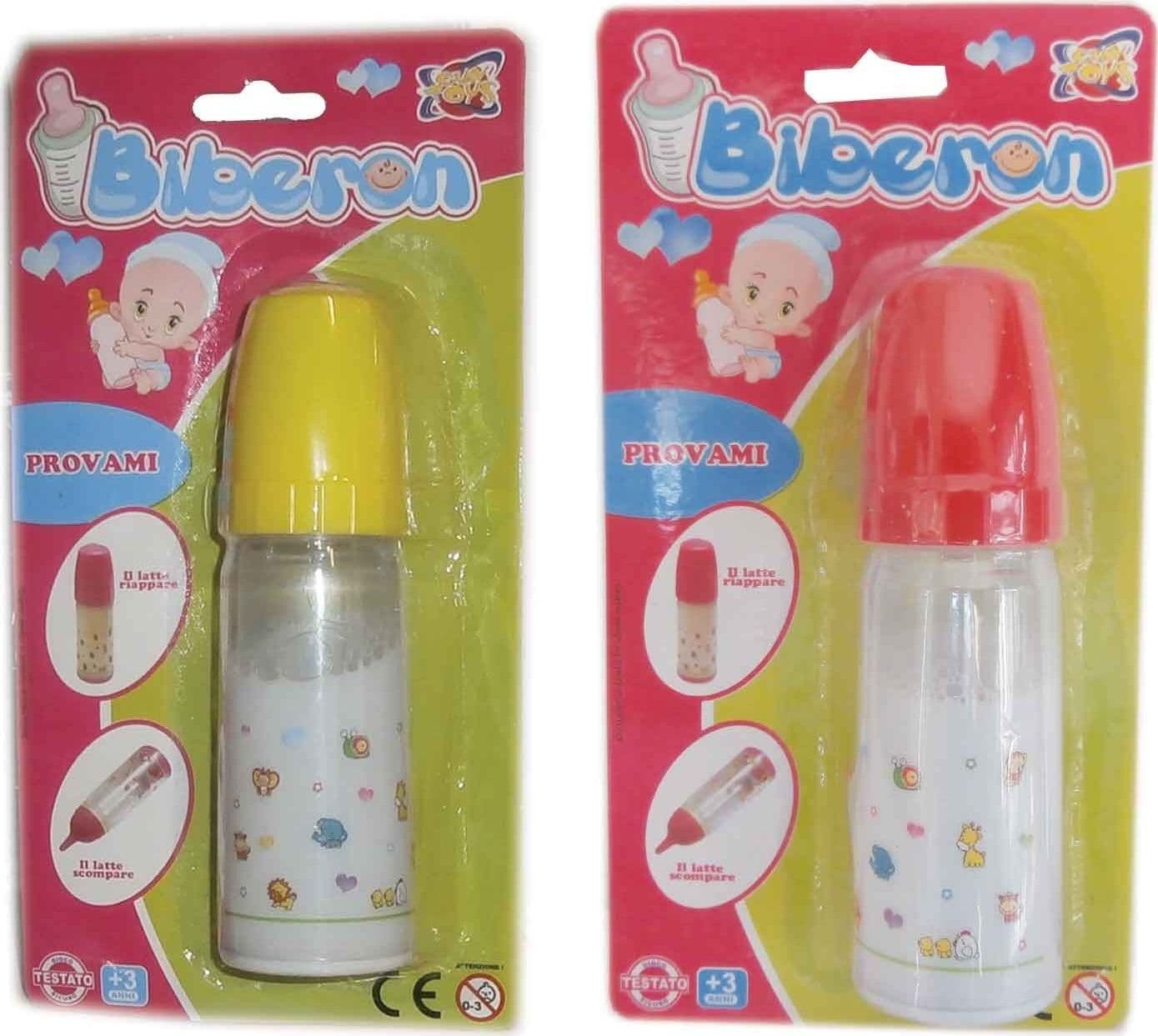 BIBERON BOTTIGLIA MAGICO BABY PAPPA LATTE BAMBOLE BAMBOLOTTI ETA' CONSIGLIATA 3+