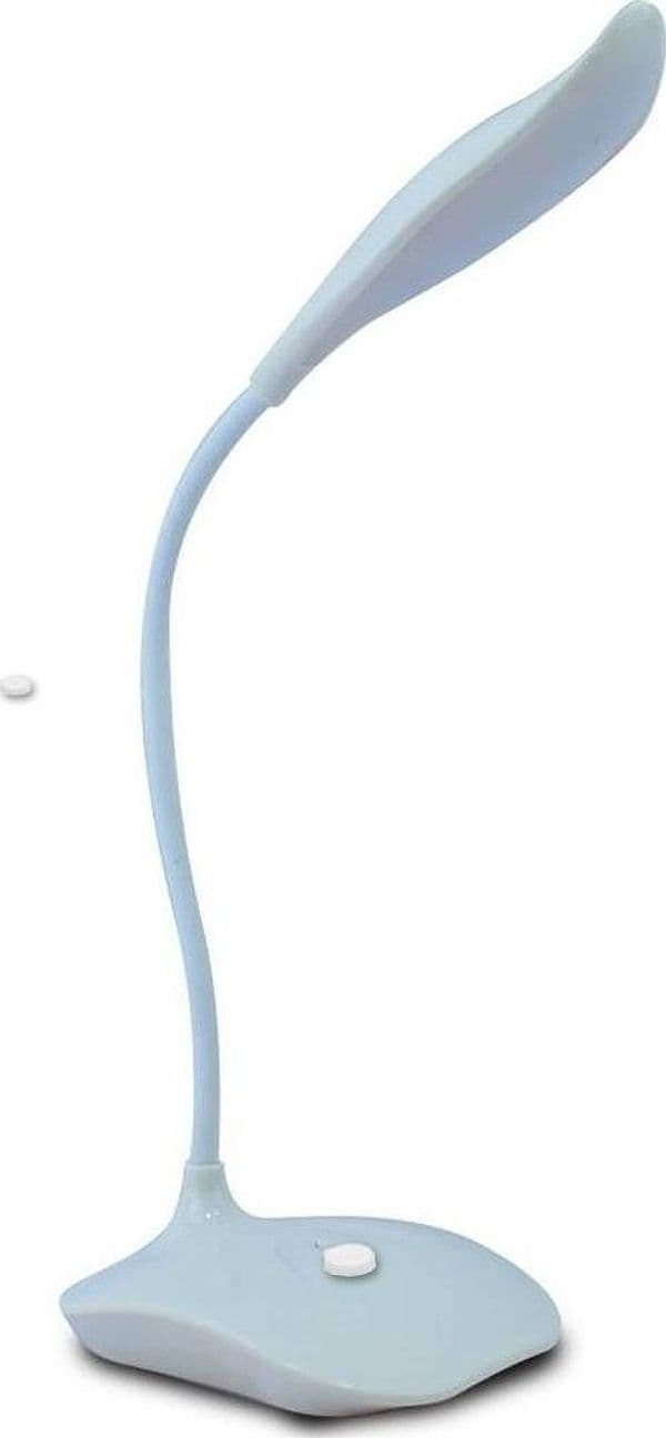 LAMPADA DA SCRIVANIA A 20 LED BIANCO LUCE REGOLABILE COLLO ERGONOMICO FLESSIBILE - 3