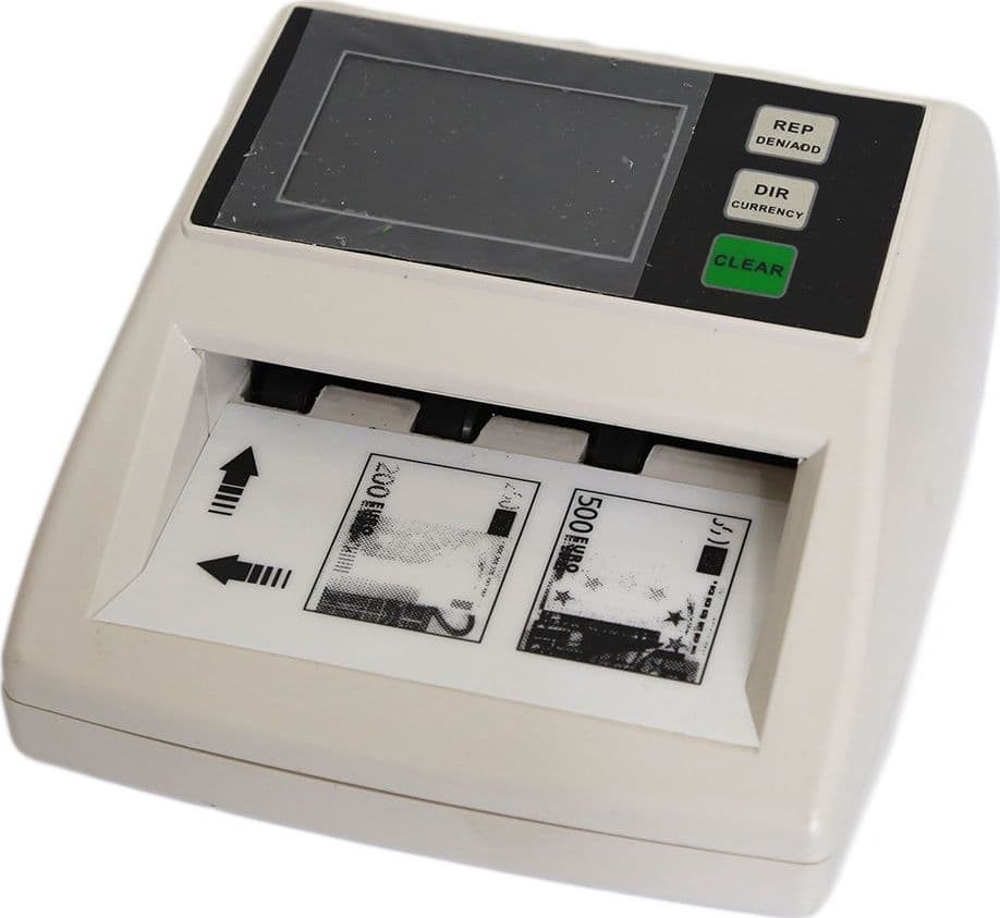 RILEVA CONTA EURO SOLDI FALSE MINI RILEVATORE MONEY DETECTOR VERIFICA BANCONOTE - 2
