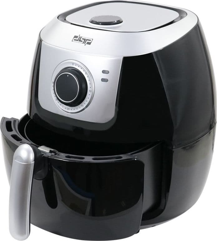 FRIGGITRICE ARIA ELETTRICA CALDA INFRAROSSI COTTURA SANA CESTELLO GRILL 5L 1800W - 2