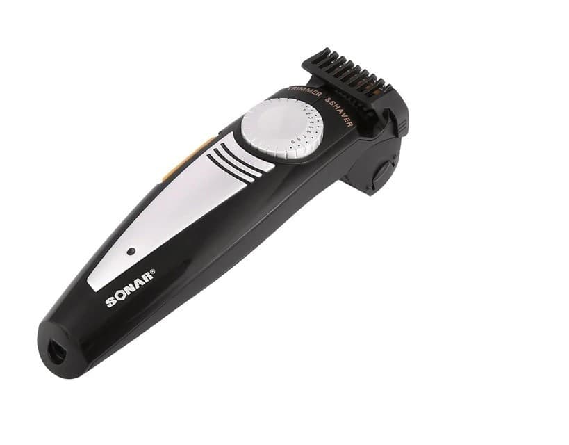 TAGLIA CAPELLI RICARICABILE IMPERMEABILE RASOIO REGOLA BARBA BASETTE SN132 - 4