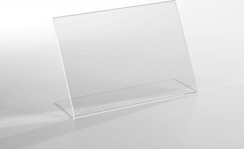 SET 4 SEGNAPREZZI SUPPORTO PORTA BIGLIETTO DA VISITA PREZZO ETICHETTE ESPOSITORE