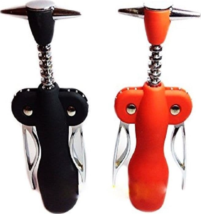 CAVATAPPI APRIBOTTIGLIA STAPPA BOTTIGLIE A LEVA VINO SOMMELIER ACCIAIO PLASTICA