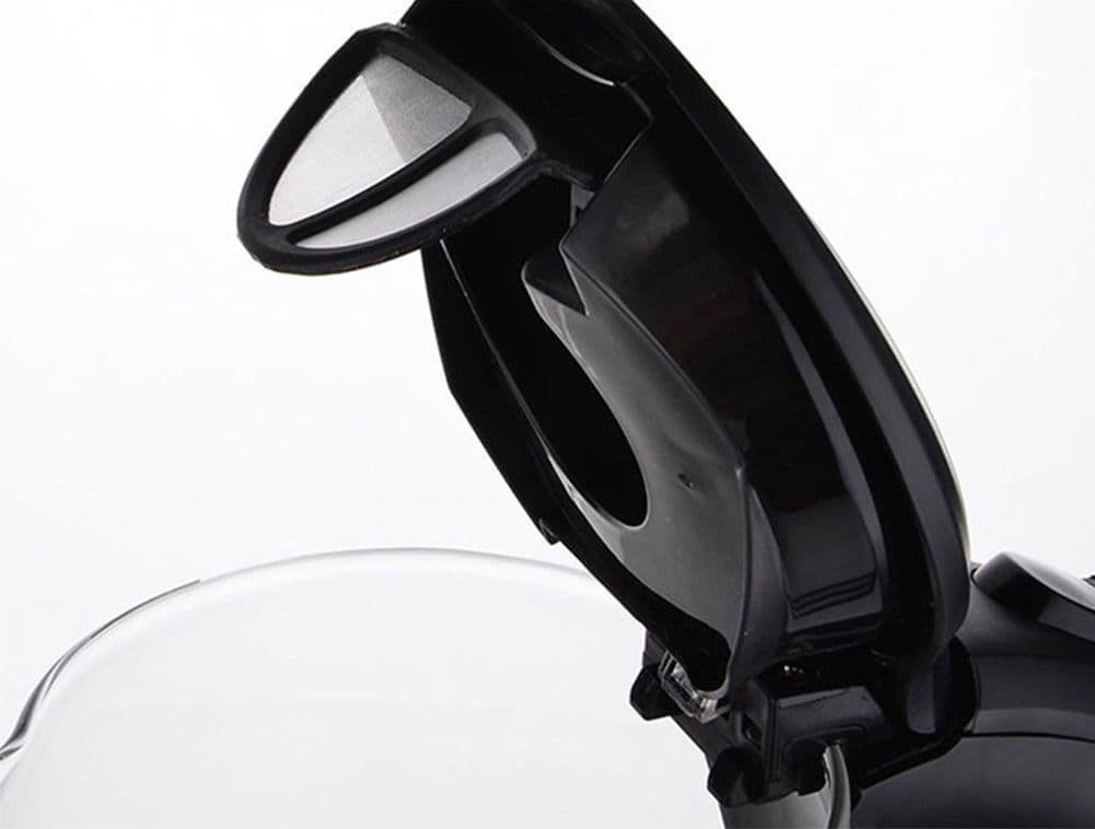 BOLLITORE ELETTRICO IN VETRO 1,7LT 2200W ACQUA CALDA CORDLESS CON LUCE LED BLU - 5