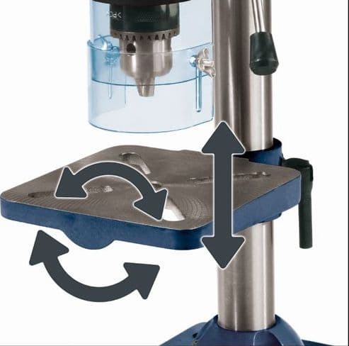 TRAPANO A COLONNA EINHELL BT-BD 501 MOTORE 500W ALTO 650MM - 6