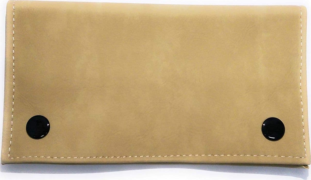 PORTA TABACCO ASTUCCIO POUCH CARTINE FILTRI IN ECOPELLE CUSTODIA BORSELLO CUCITURE - 3