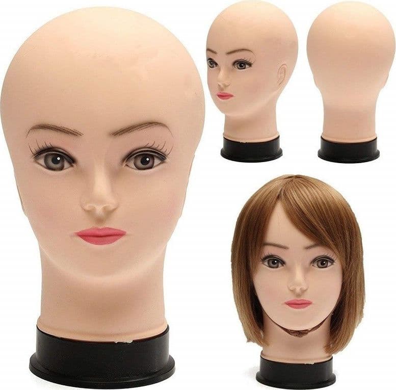 ESPOSITORE MANICHINO TESTA DONNA PORTA PARRUCCA OCCHIALI PARRUCCHIERE