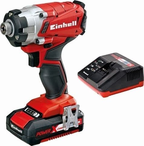 AVVITATORE A IMPULSI A BATTERIA EINHELL TE-CI 18 LI KIT BATTERIA 18V 1,5 AH - 7