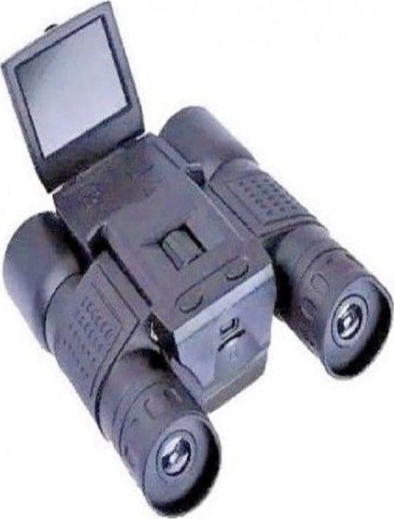BINOCOLO CON FOTOCAMERA VIDEOCAMERA DIGITALE HD MICRO SD 1080 12x DISPLAY 2"