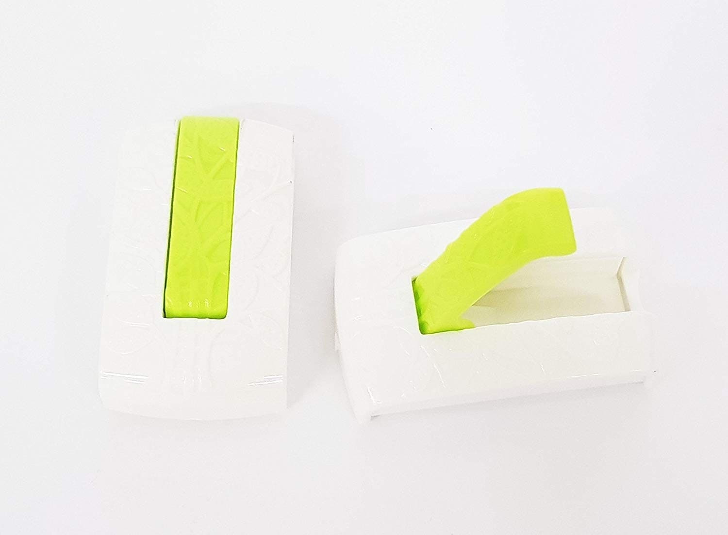 SET 4PZ GANCIO ADESIVO 5x3CM SCOMPARSA PLASTICA GUARDAROBA APPENDIABITI CUCINA - 2