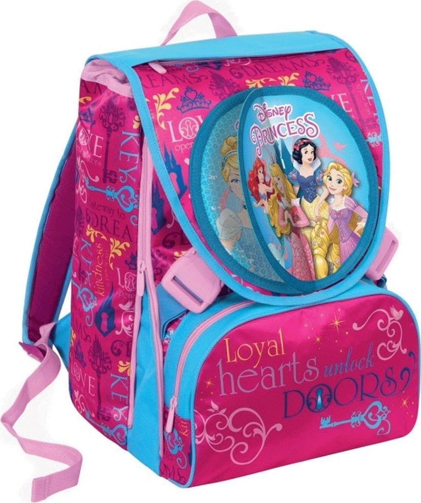 ZAINO SCUOLA ESTENSIBILE PRINCIPESSE DISNEY CARTELLA BAMBINE - 5