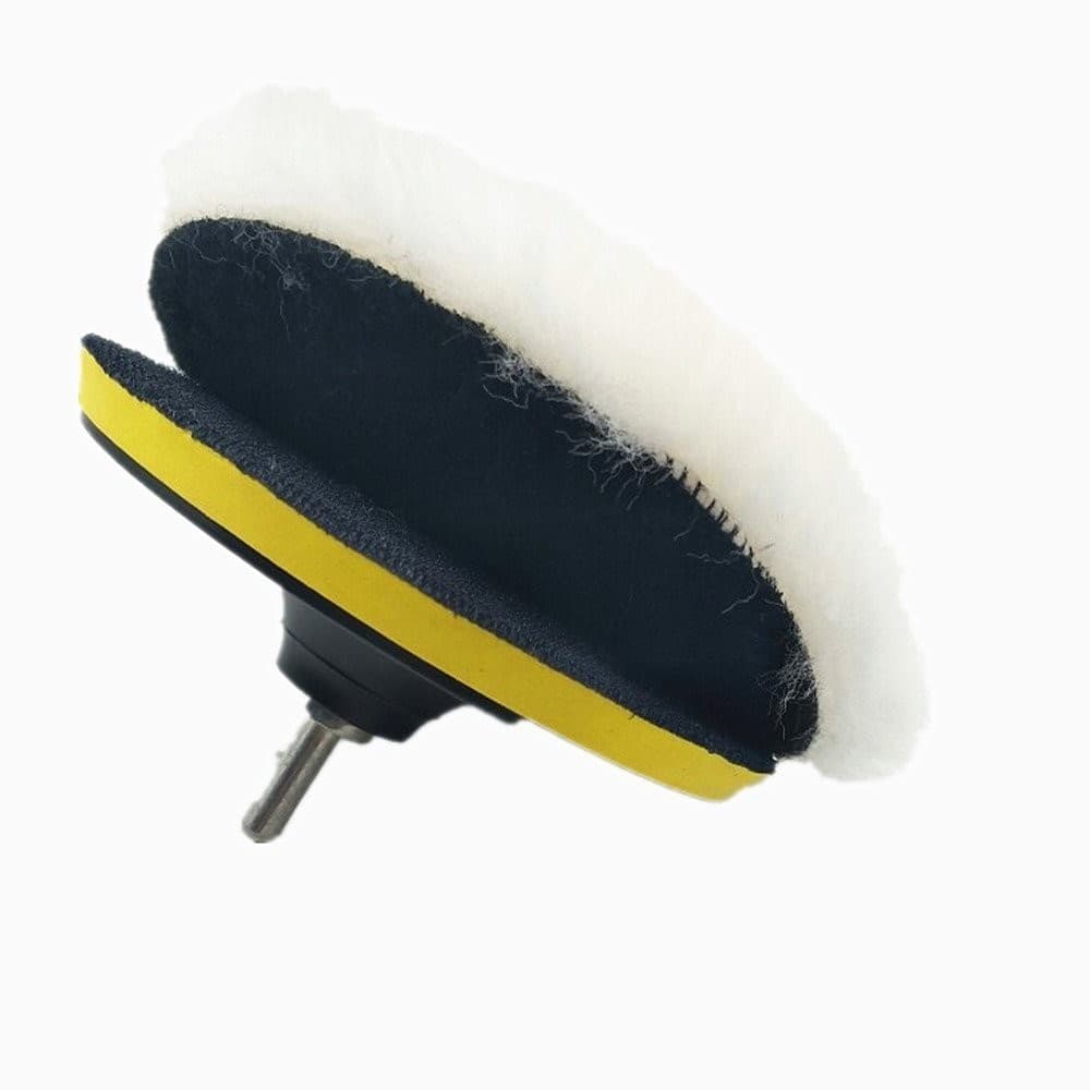 KIT DI 6 SPUGNE DISCO VELCRO LUCIDANTE CON ADATTATORE PER LUCIDATURA AUTO 3 5 6" - 5
