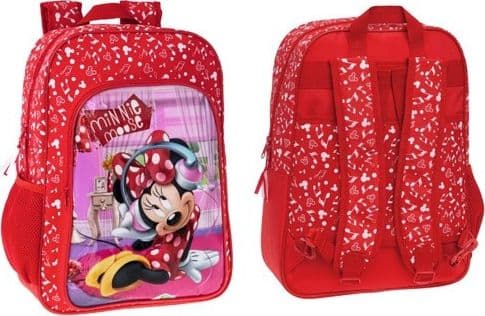 ZAINO AMERICANO SCUOLA ELEMENTARE MEDIA ZAINETTO 30X40X16 CM DISNEY MINNIE MOUSE - 2