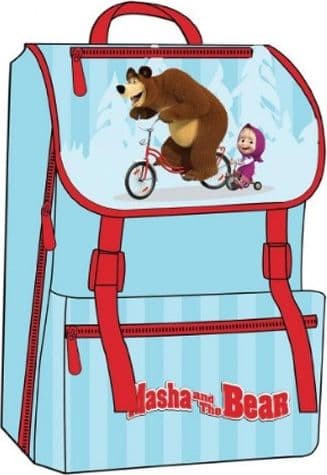 ZAINO CARTELLA ESTENSIBILE SCUOLA MASHA E ORSO IN POLIESTERE MODELLI ASSORTITI - 4