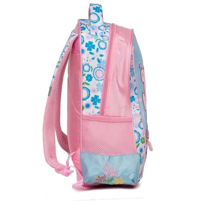 CARTELLA ZAINO MY PRETTY BEAR 31 x 10 x 40 CM AZZURRO E ROSA - 4