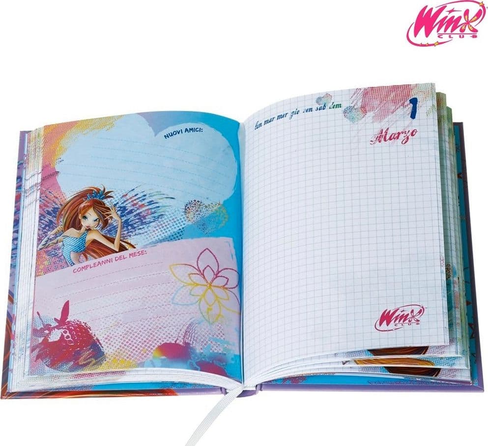 DIARIO WINX 12 MESI CON CONTENUTI ESCLUSIVI POCKET BAMBINE SCUOLA - 2