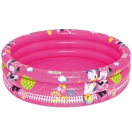 PISCINA GONFIABILE MINNIE 3 ANELLI 152 X 30 CM DISNEY PAPERINA FUORI TERRA - 3
