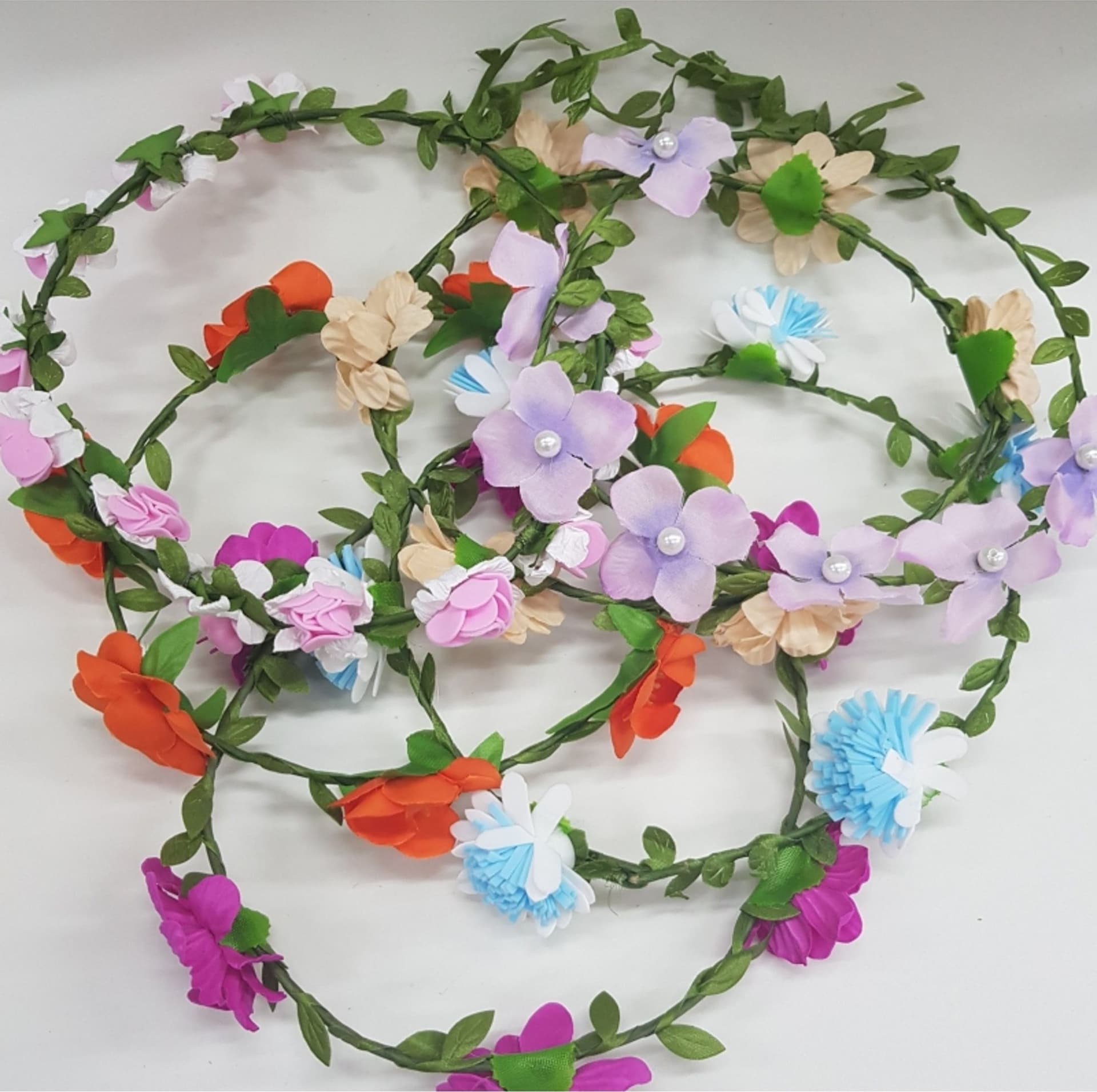 CORONA CORONCINA GHIRLANDA ROSE DIADEMA ADDIO AL NUBILATO MATRIMONIO WEDDING