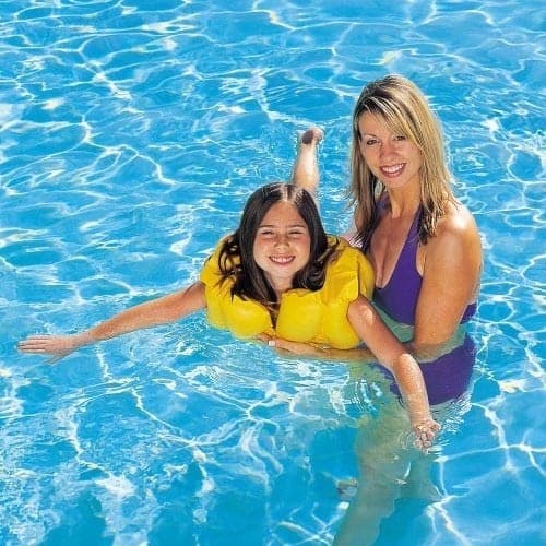 GIUBOTTO GONFIABILE GIUBBINO SALVAGENTE PER BAMBINI SWIM KIDS GIALLO - 2
