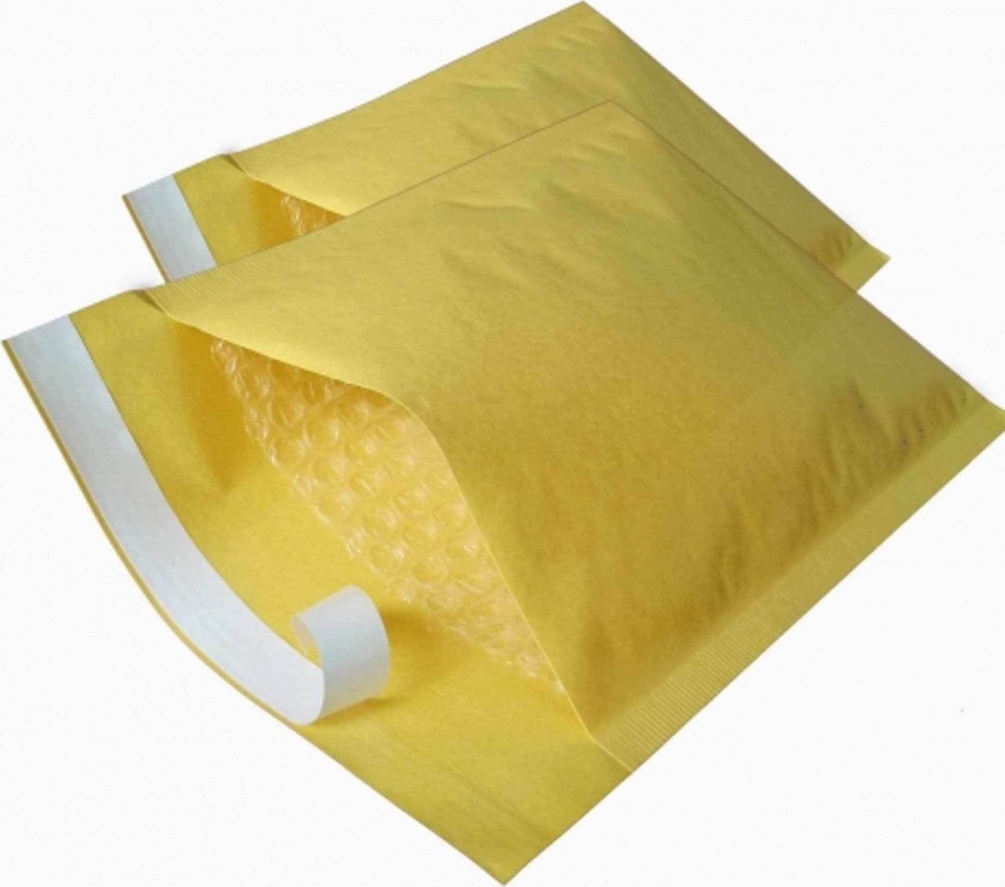 BUSTA GIALLA DA LETTERE IMBOTTITA 25x30 POSTALI CON PLURIBALL CHIUSURA ADESIVA