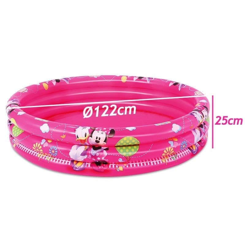PISCINA GONFIABILE MINNIE 122 X 25 CM 3 ANELLI DISNEY PAPERINA PER BAMBINI - 4