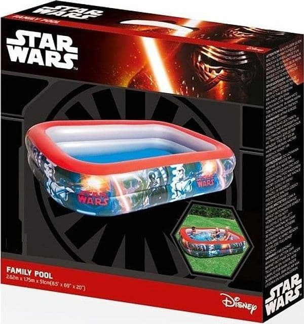 PISCINA FUORI TERRA GONFIABILE STAR WARS 262 X 175 X 51 CM GIARDINO ESTERNO - 3
