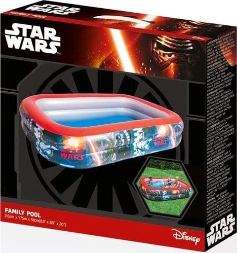 PISCINA FUORI TERRA GONFIABILE STAR WARS 262 X 175 X 51 CM GIARDINO ESTERNO - 3