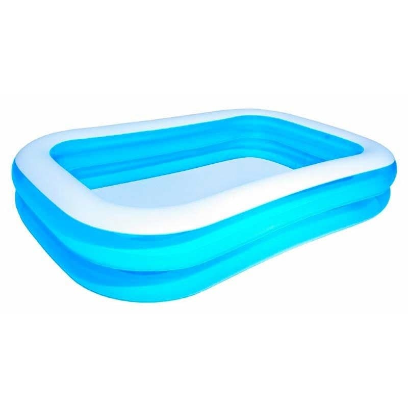 PISCINA GONFIABILE BABY BAMBINO 3 ANELLI GIOCO ACQUA FAMILY 269 X 175 CM - 2