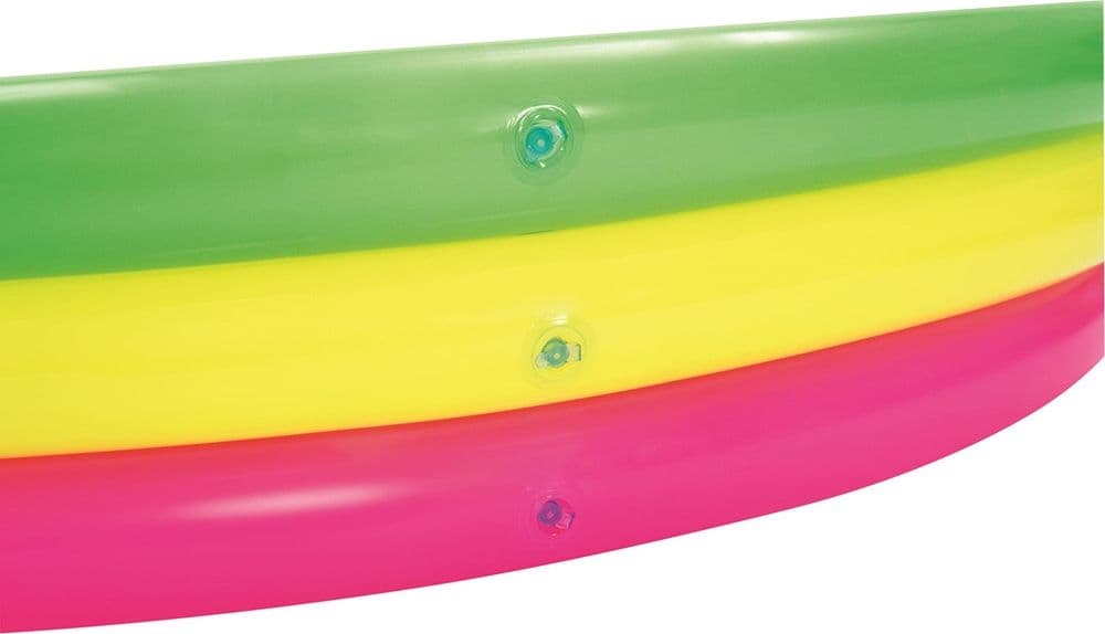 PISCINA GONFIABILE ARCOBALENO A 3 ANELLI COLORATI 152 X 30 CM FUORI TERRA 51103 - 10