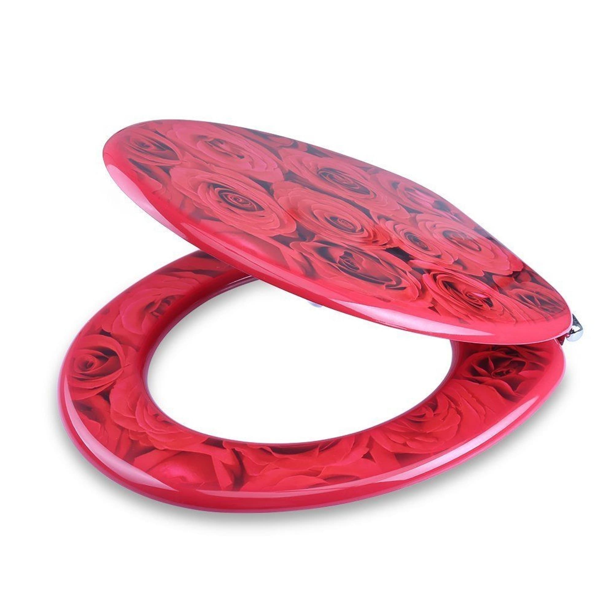COPRIWATER COPRI WATER SEDILE WC BAGNO UNIVERSALE CERNIERE ACCIAIO ROSE ROSS