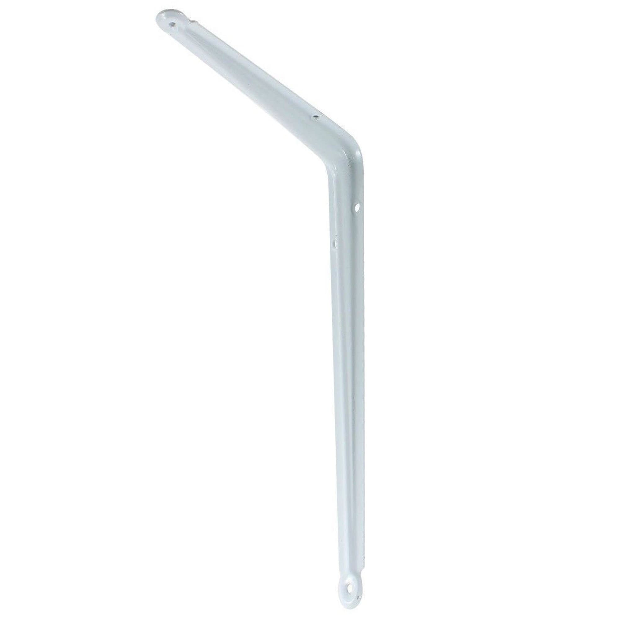 REGGIMENSOLA SUPPORTO STAFFA REGGI MENSOLA IN METALLO 25X30CM BIANCA - 1