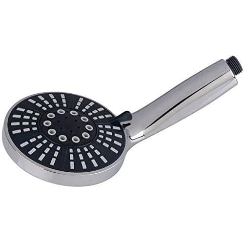 SOFFIONE DOCCIA TROPICAL DOCCETTA SILVER DIAMETRO 12CM UNIVERSALE 5 FUNZIONI - 3