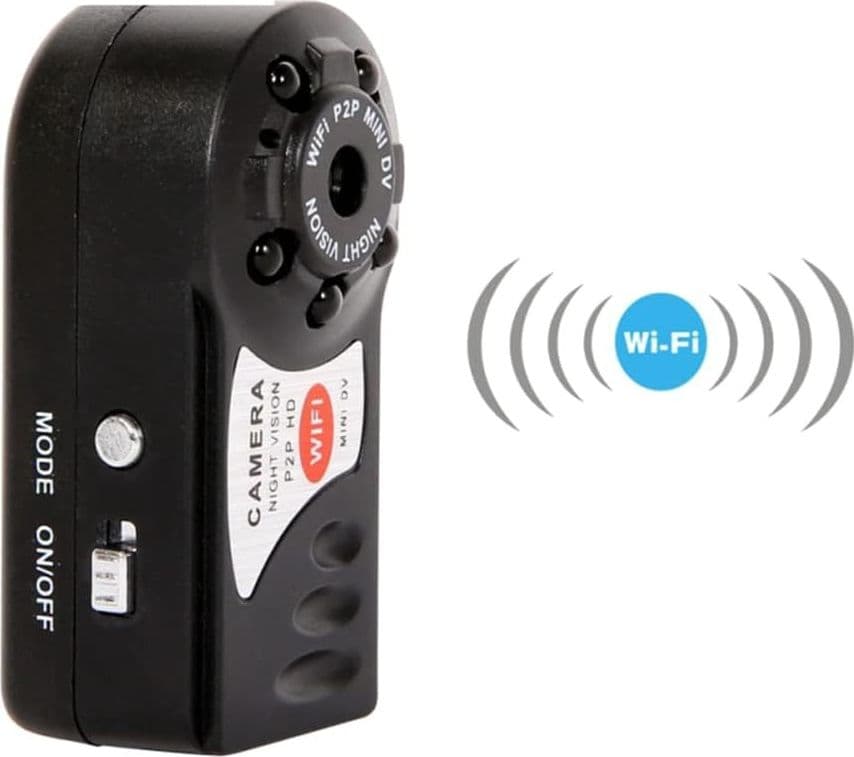 SPY CAM Q7 HD WIFI SPIA MICROSPIA MICROCAMERA MINI DV USB FOTO VIDEO ANDROID IOS - 12