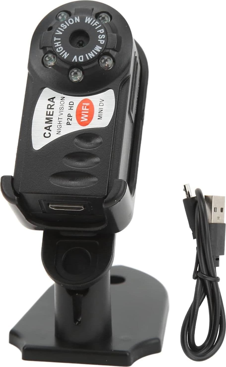 SPY CAM Q7 HD WIFI SPIA MICROSPIA MICROCAMERA MINI DV USB FOTO VIDEO ANDROID IOS - 3