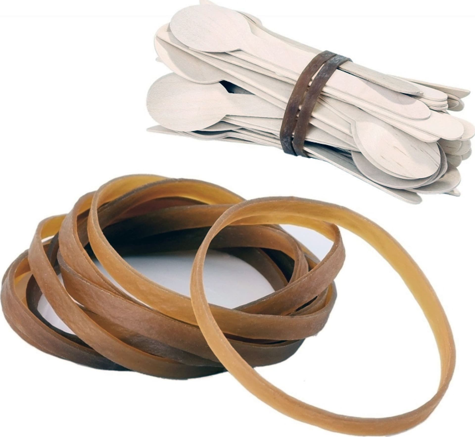 SET 120GR ELASTICI IN GOMMA CAUCCIÙ CORDE BANDE PER UFFICI CASA SCUOLA FORNITURE