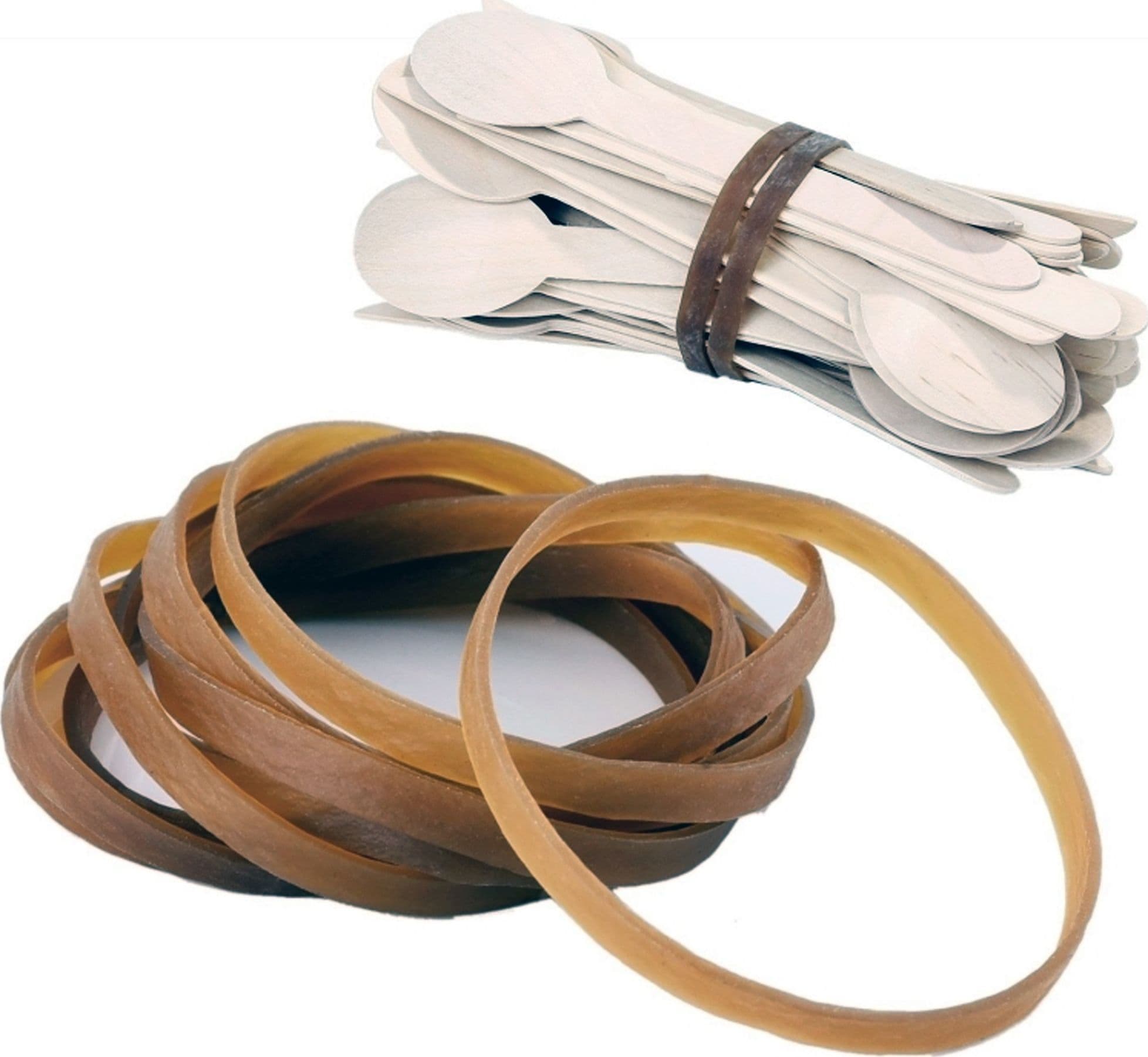 SET 120GR ELASTICI IN GOMMA CAUCCIÙ CORDE BANDE PER UFFICI CASA SCUOLA FORNITURE
