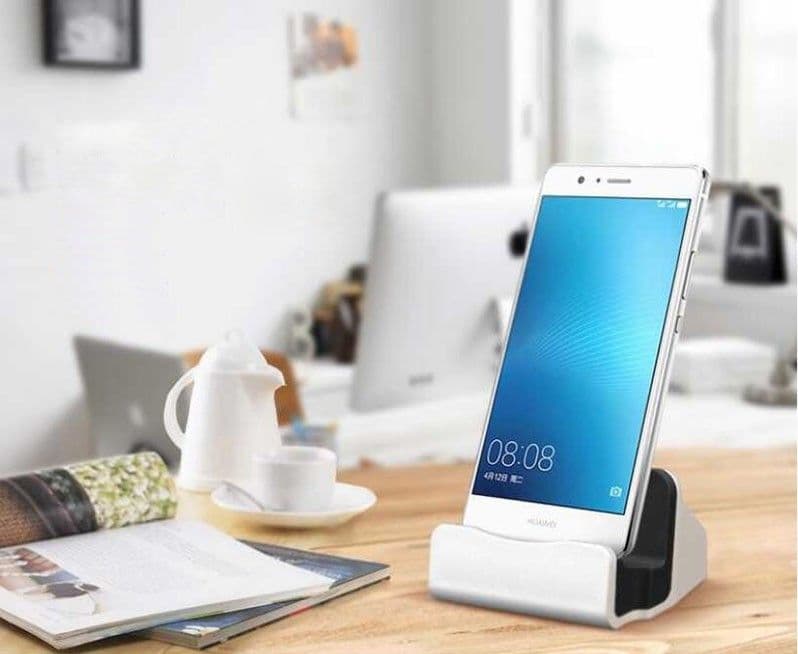 BASE DOCK CARICABATTERIE X ATTACCO MICRO USB SUPPORTO TAVOLO RICARICA E SYNC - 8