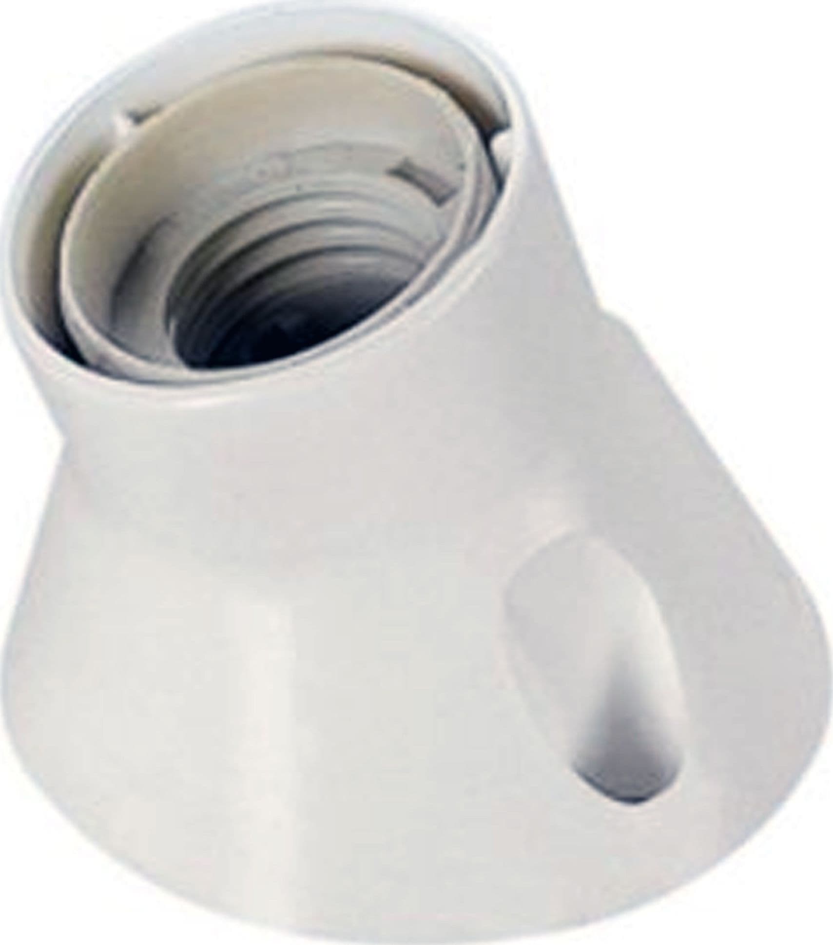 PORTALAMPADA PORTALAMPADE E27 DA PARETE SUPPORTO A MURO PORTA LAMPADA INCLINATO - 2