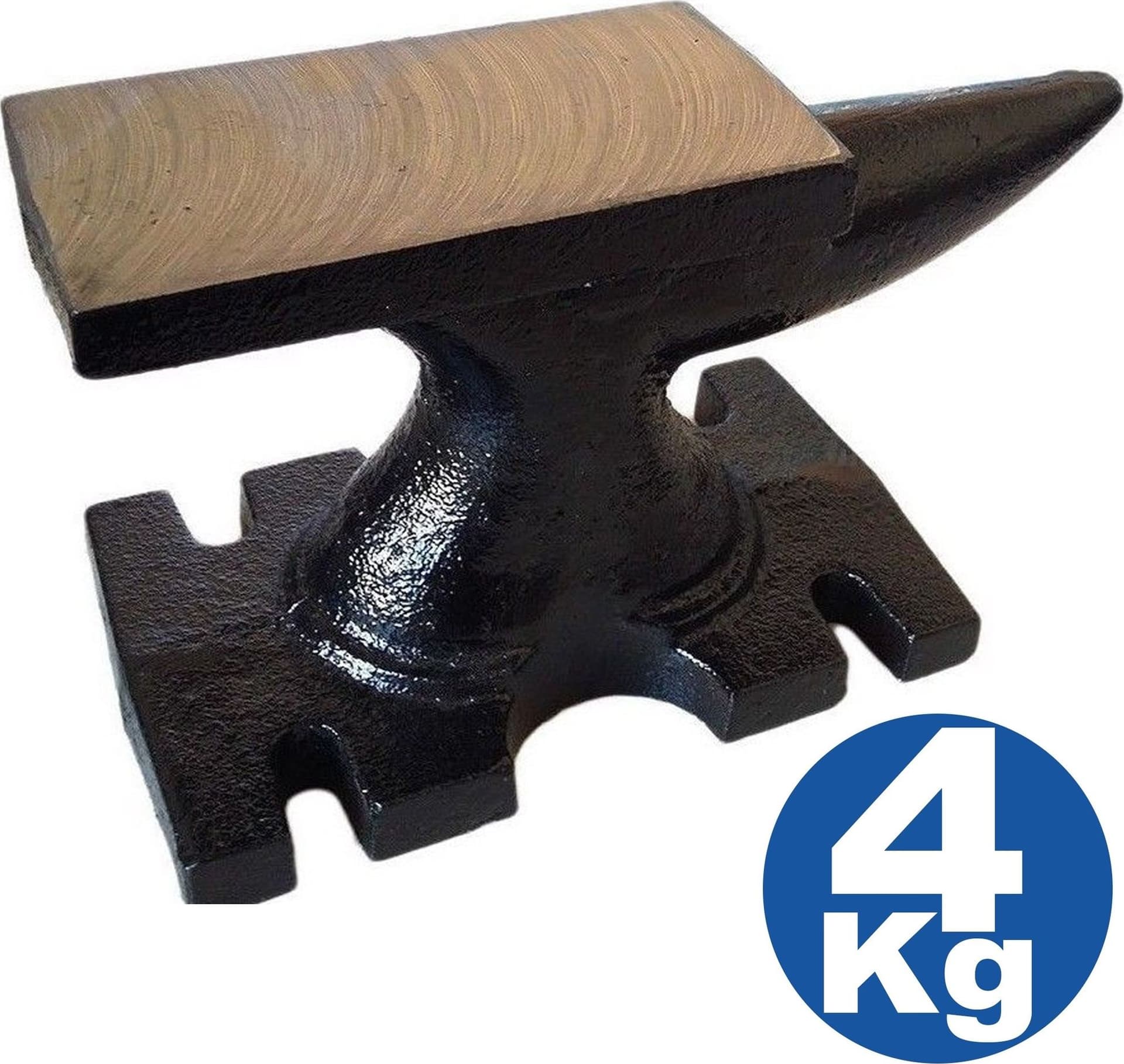 INCUDINE 4KG FERRO PER OFFICINA FABBRO BATTITORE FERRO ORAFO LAVORARE METALLO - 2